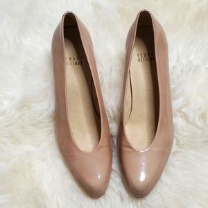 Stuart Weitzman beige heels size 4.5